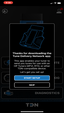 Initial Device Setup (Apple iOS)